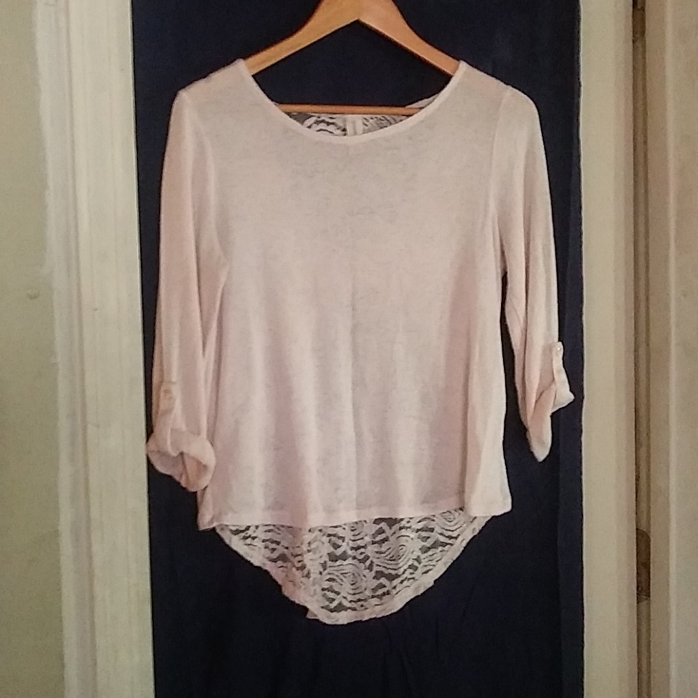No boundaries 3/4 to long sleeve blouse